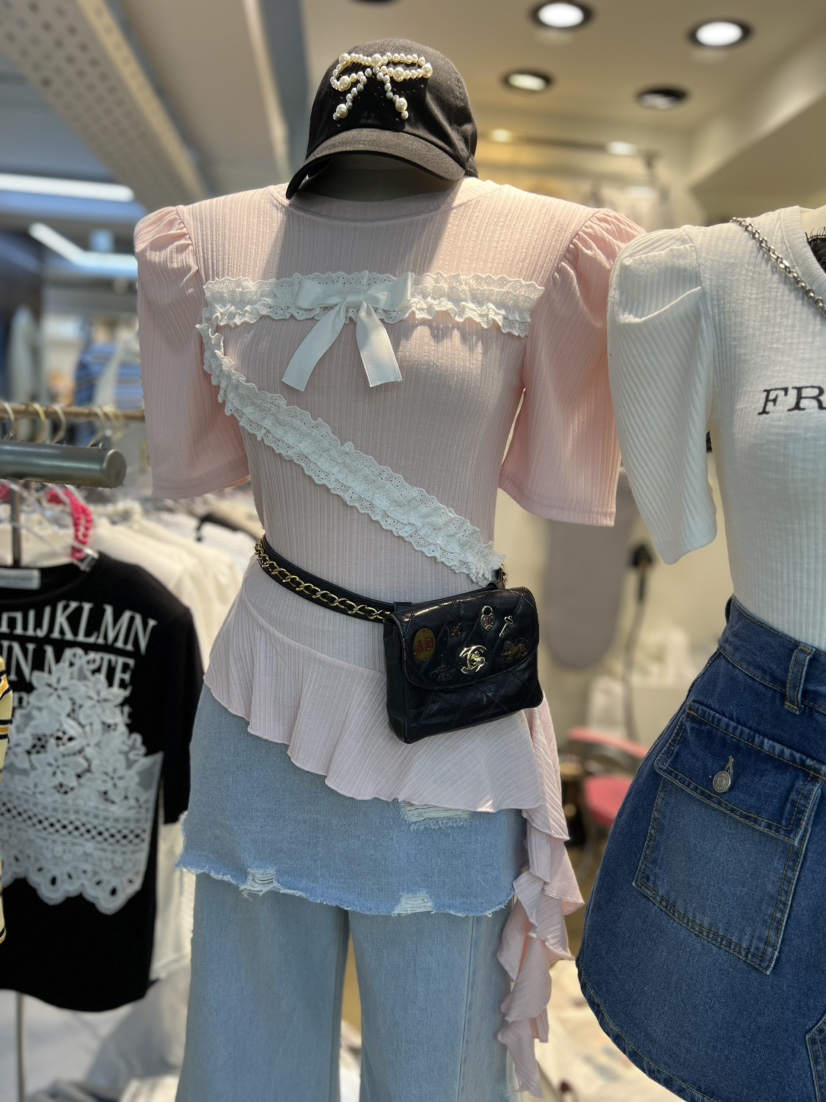 BLUE BANANA韓國東大門代購女士新品職業時尚T恤不含飾品BLUE BANANAT恤