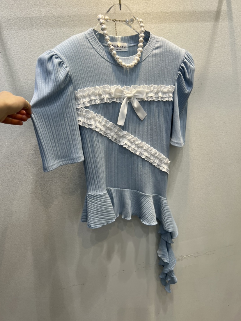 BLUE BANANA韓國東大門代購女士新品職業時尚T恤不含飾品BLUE BANANAT恤圖色2