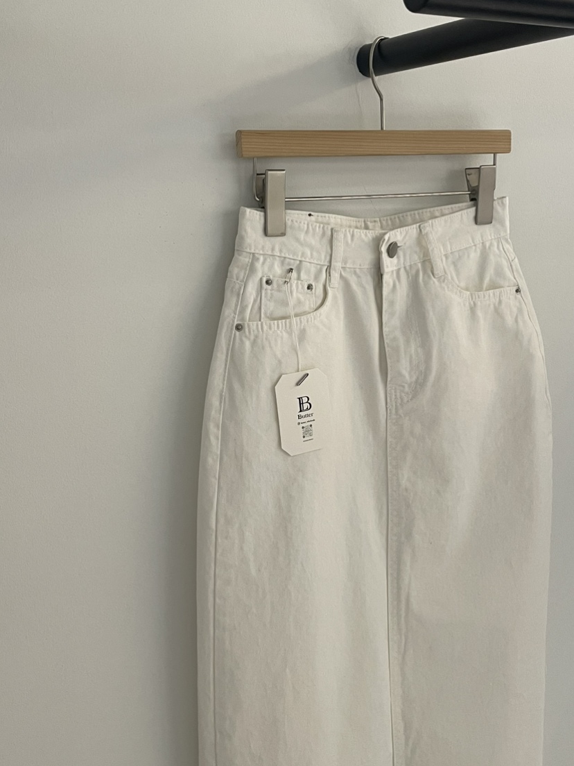 BUTTER-P韓國東大門直郵女士新款休閑人氣26春夏職業長裙BUTTER-P長裙