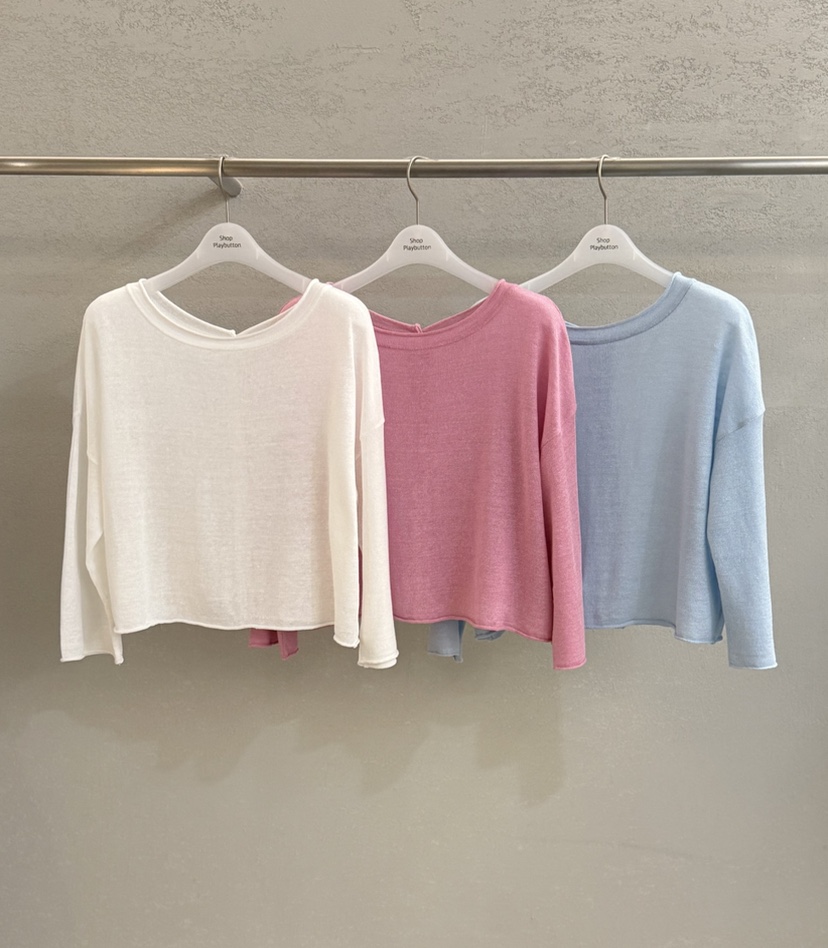 PLAYBUTTON-P韓國東大門代購女士新款職業推薦熱賣針織衫PLAYBUTTON針織衫