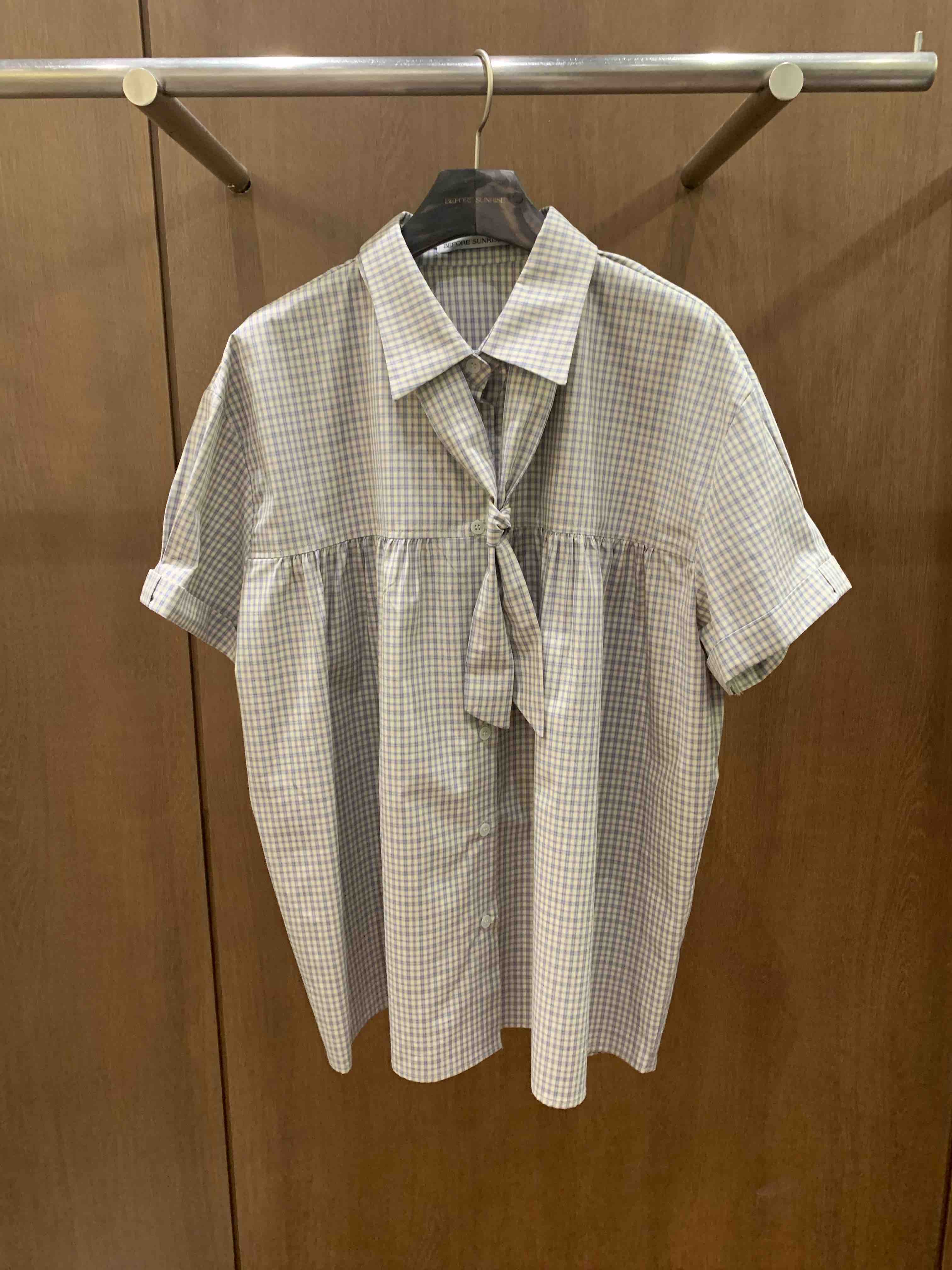 BEFORE SUNRISE韓國東大門直郵女裝新品人氣襯衫蕾絲衫系帶BEFORE SUNRISE襯衫/蕾絲衫圖色2