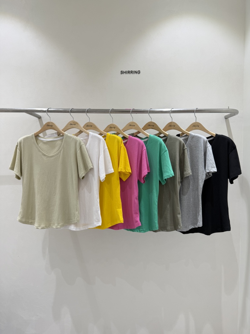 SHIRRING韓國直郵女裝新款人氣26春夏職業推薦時尚休閑T恤SHIRRINGT恤