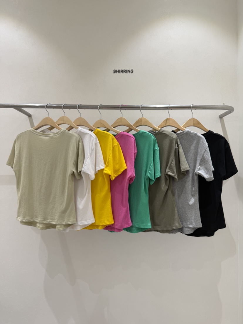 SHIRRING韓國直郵女裝新款人氣26春夏職業推薦時尚休閑T恤SHIRRINGT恤
