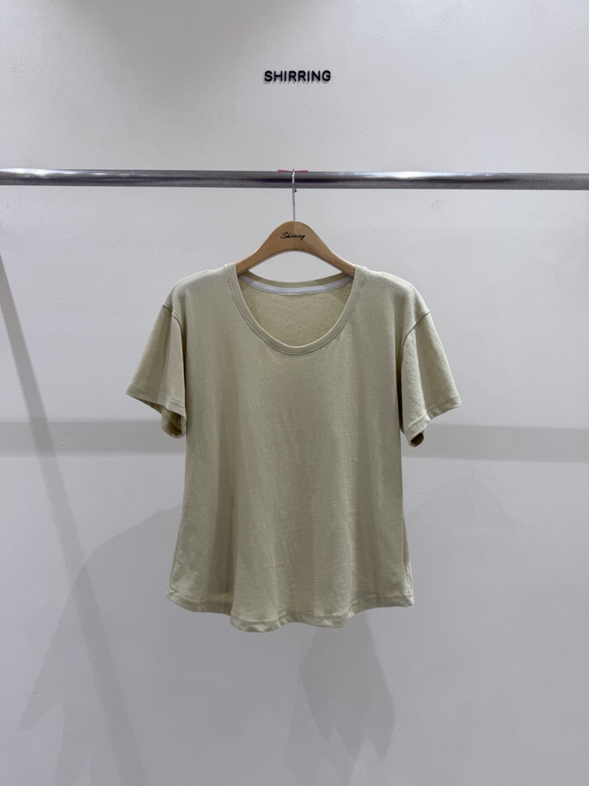 SHIRRING韓國直郵女裝新款人氣26春夏職業推薦時尚休閑T恤SHIRRINGT恤圖色6