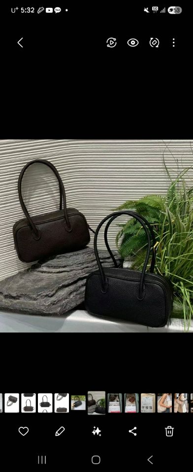 TROUVAILLE韓國代購女裝新品26春夏時尚手拿包腋下包牛皮TROUVAILLE手拿包/腋下包