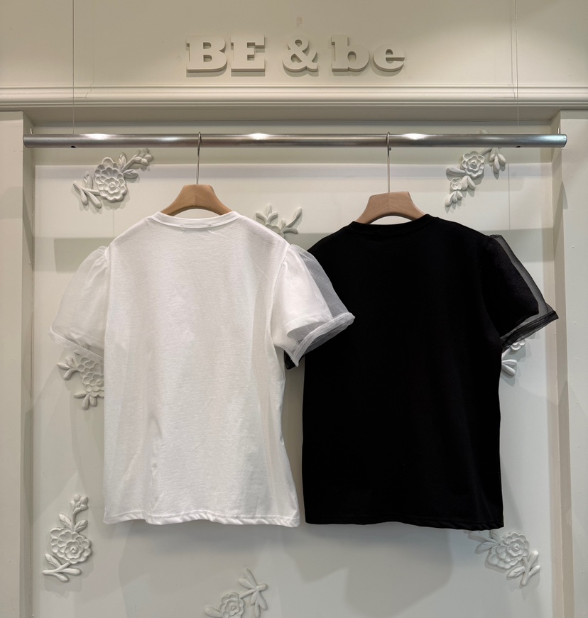 BE&amp;BE韓國東大門直郵女士新款推薦人氣26春夏熱賣T恤BE&beT恤