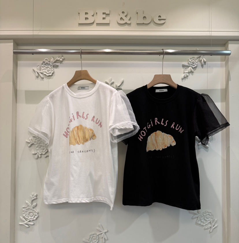 BE&amp;BE韓國東大門直郵女士新款推薦人氣26春夏熱賣T恤BE&beT恤