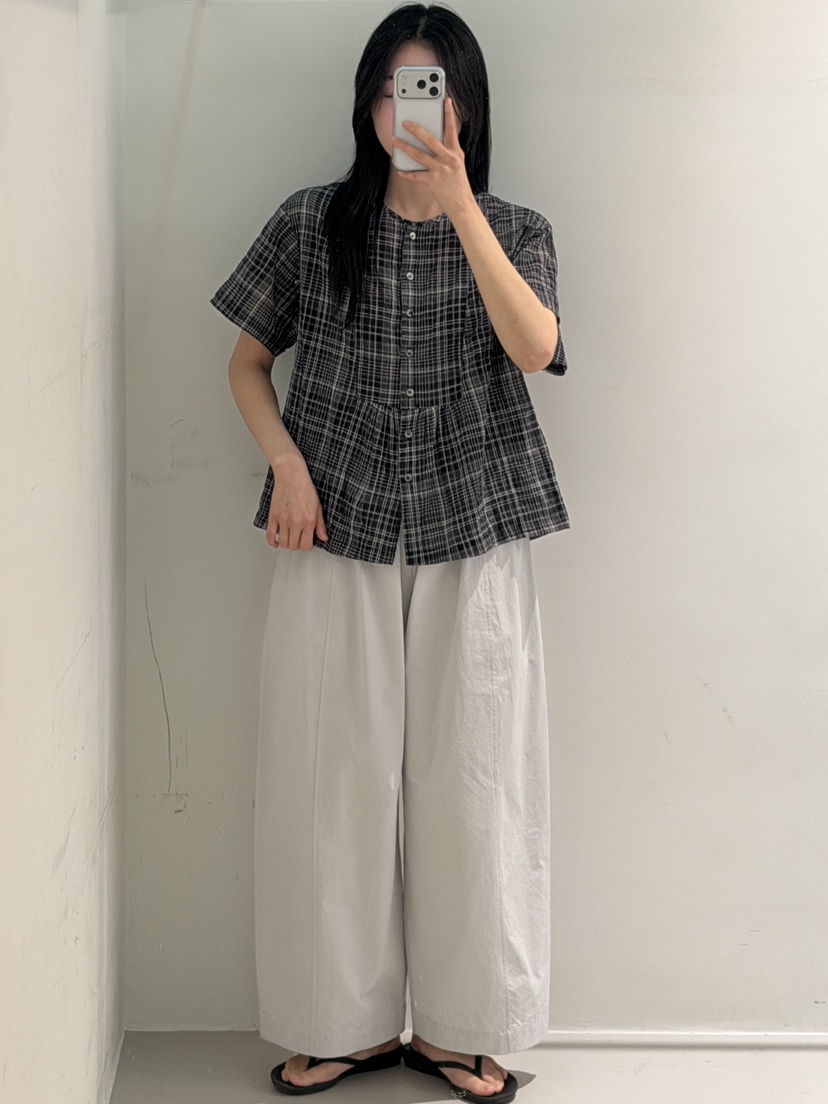 PEPPER-L韓國直郵實拍女士新品熱賣推薦人氣休閑襯衫蕾絲衫PEPPER襯衫/蕾絲衫