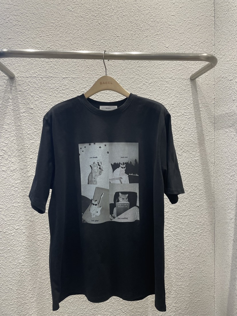 BABEL韓國東大門直郵女士新款推薦休閑26春夏人氣職業T恤BABELT恤圖色2