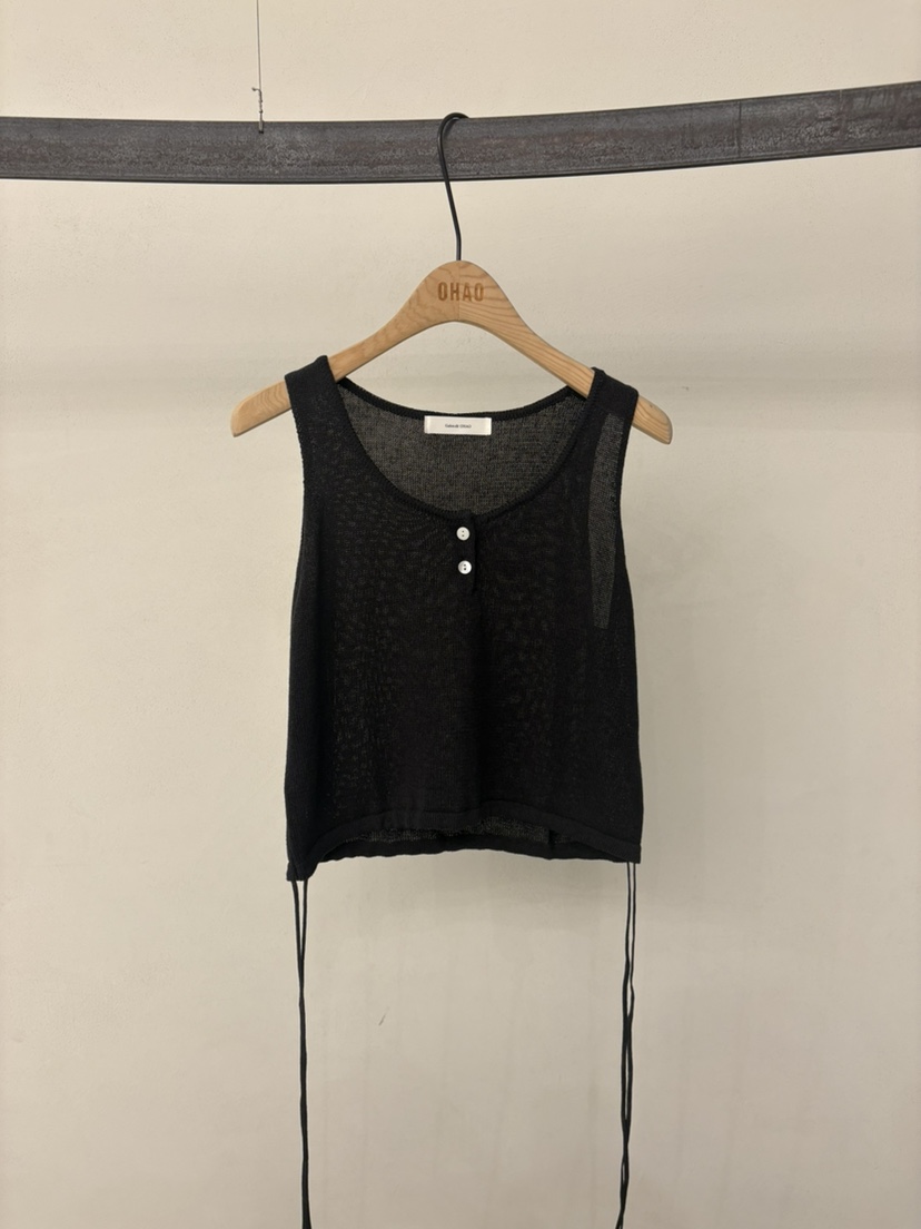 OHAO韓國直郵實拍女裝新款26春夏職業推薦休閑時尚吊帶背心OHAO/HA MONG吊帶/背心圖色1