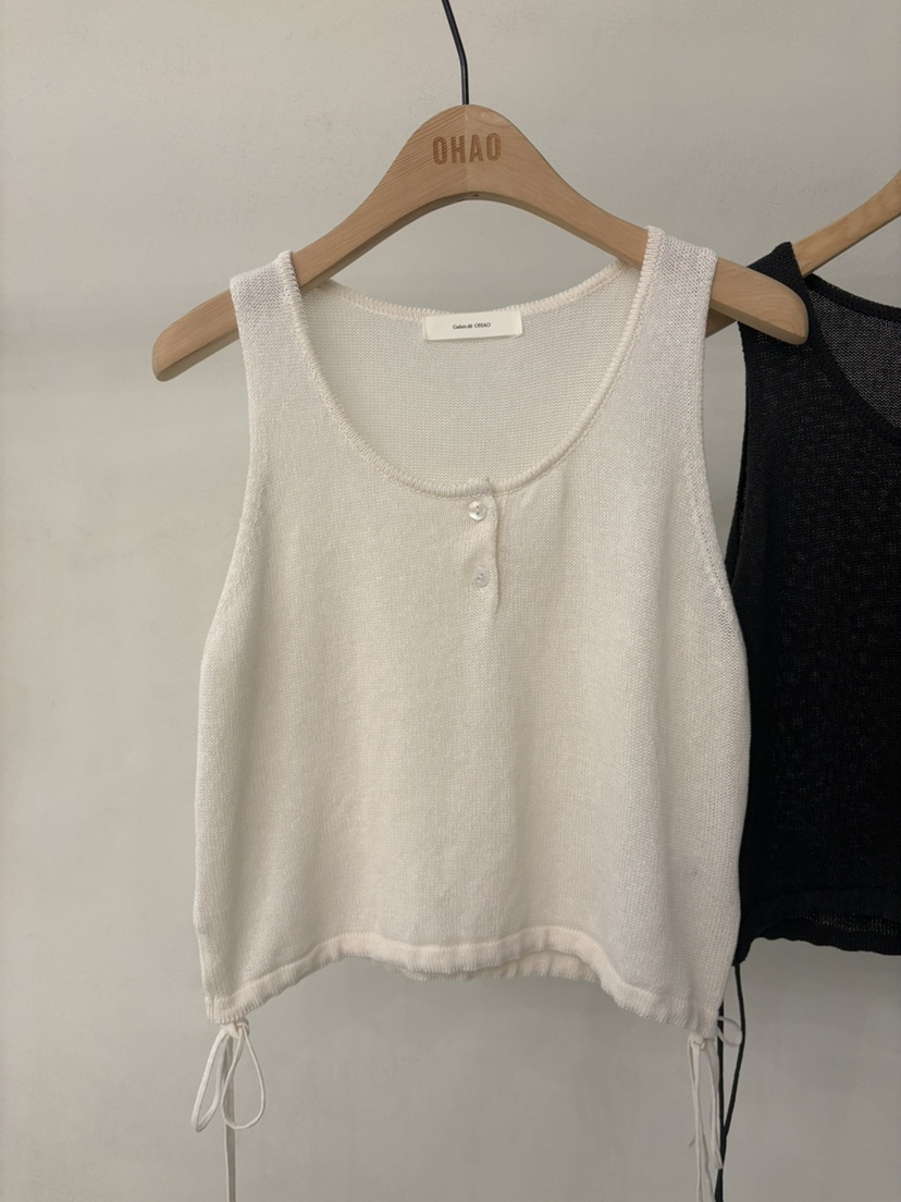 OHAO韓國直郵實拍女裝新款26春夏職業推薦休閑時尚吊帶背心OHAO/HA MONG吊帶/背心圖色2