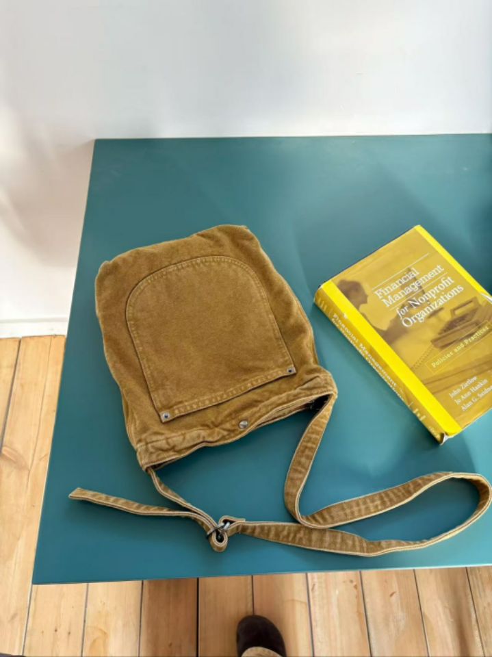 TROUVAILLE韓國東大門直郵女士新品人氣單肩斜跨包口袋水洗TROUVAILLE單肩/斜跨包