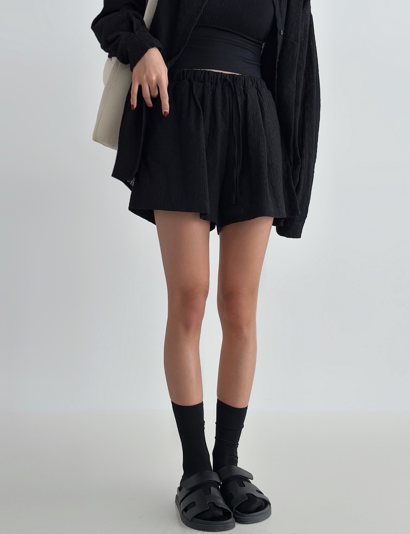 ANGLOG BEIGE韓國直郵實拍女士新款職業26春夏熱賣短褲蕾絲ANGLOG BEIGE短褲圖色2