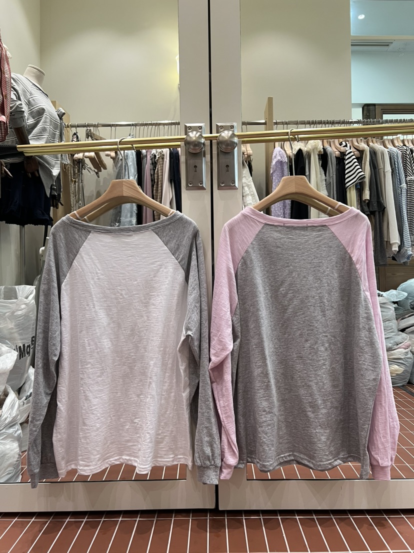 BE&amp;BE韓國東大門代購女士新款26春夏時尚推薦長袖T恤BE&be長袖T恤