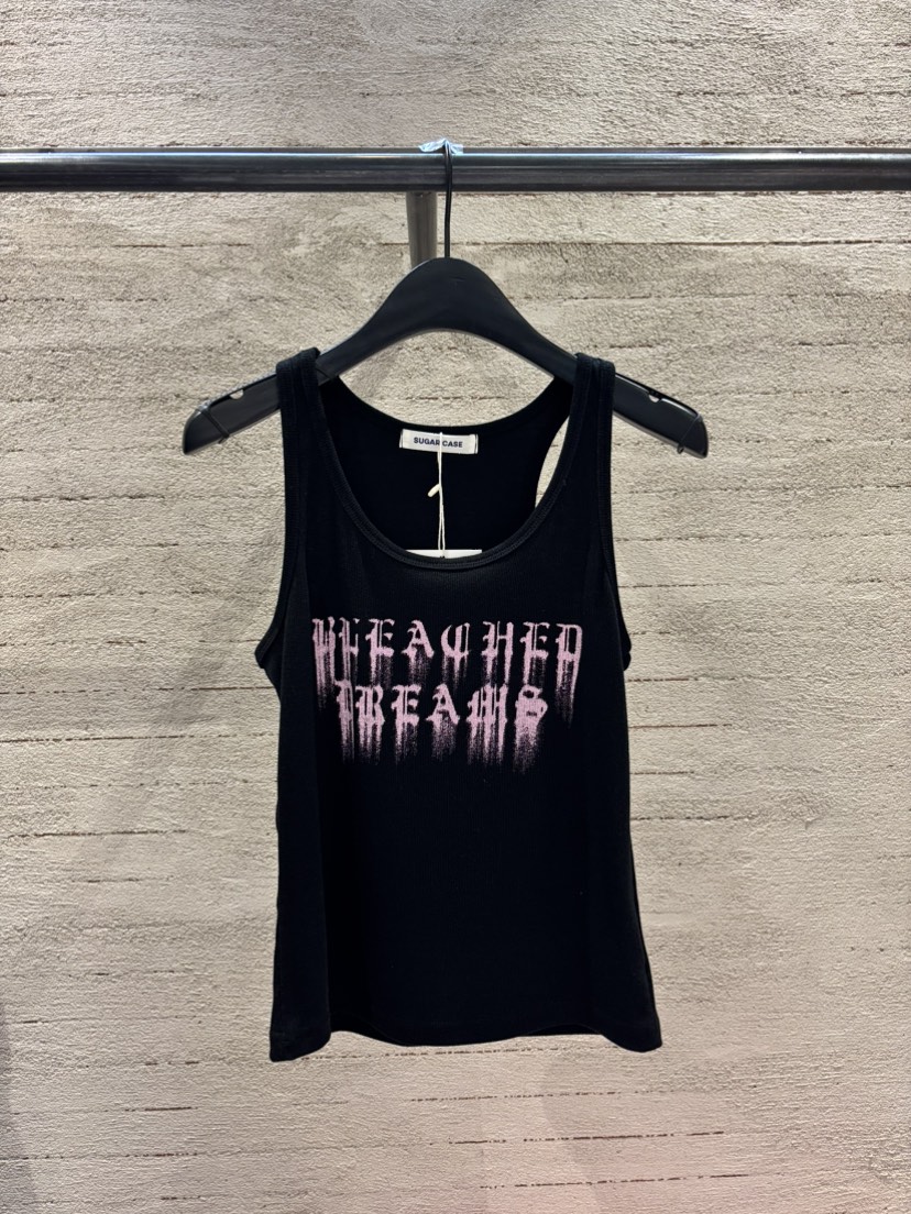 SUGAR CASE韓國代購女裝新品人氣時尚休閑推薦熱賣吊帶背心SUGAR CASE吊帶/背心圖色1