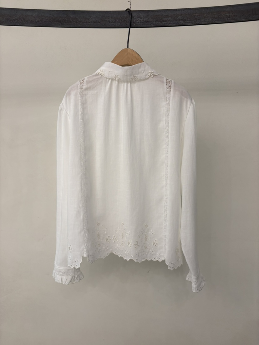 OHAO韓國東大門代購女士新款職業休閑人氣推薦襯衫蕾絲衫OHAO/HA MONG襯衫/蕾絲衫