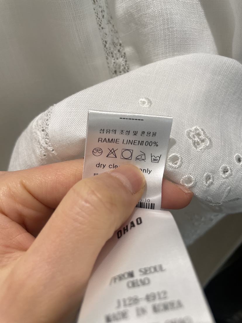 OHAO韓國東大門代購女士新款職業休閑人氣推薦襯衫蕾絲衫OHAO/HA MONG襯衫/蕾絲衫