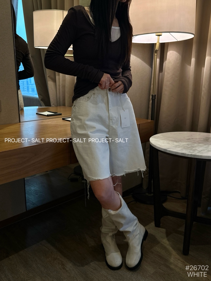 PROJECT SALT韓國代購女士新品26春夏短褲PROJECTSALT短褲