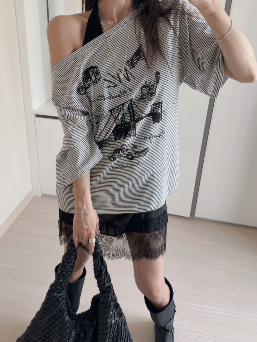 MORAN/MOSCO/SUGAR CASE韓國代購女士新品推薦T恤不含吊帶露肩MORAN/MOSCO/SUGAR CASET恤