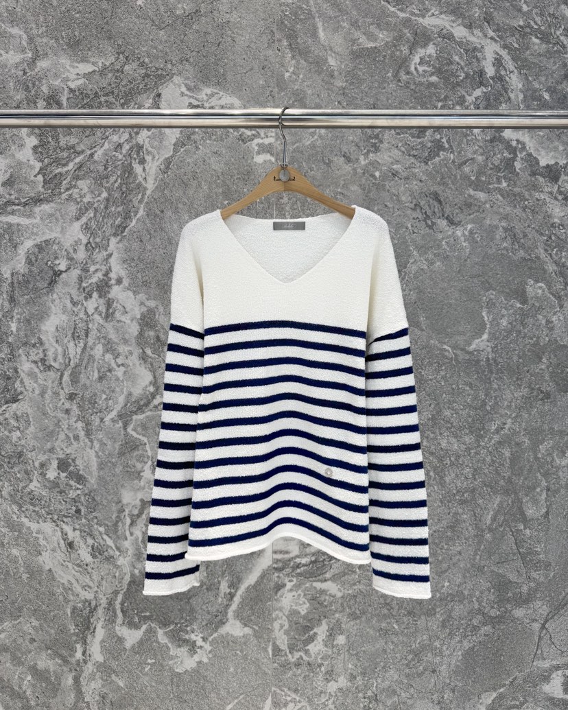 ROOKIE BUD韓國代購女裝新款休閑26春夏時尚針織衫海軍棉質ROOKIE BUD-L針織衫圖色1