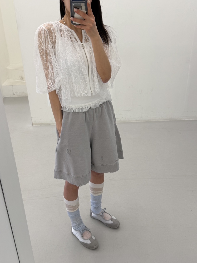 FRANC—L韓國東大門直郵女裝新品26春夏襯衫蕾絲衫不含內搭FRANC襯衫/蕾絲衫