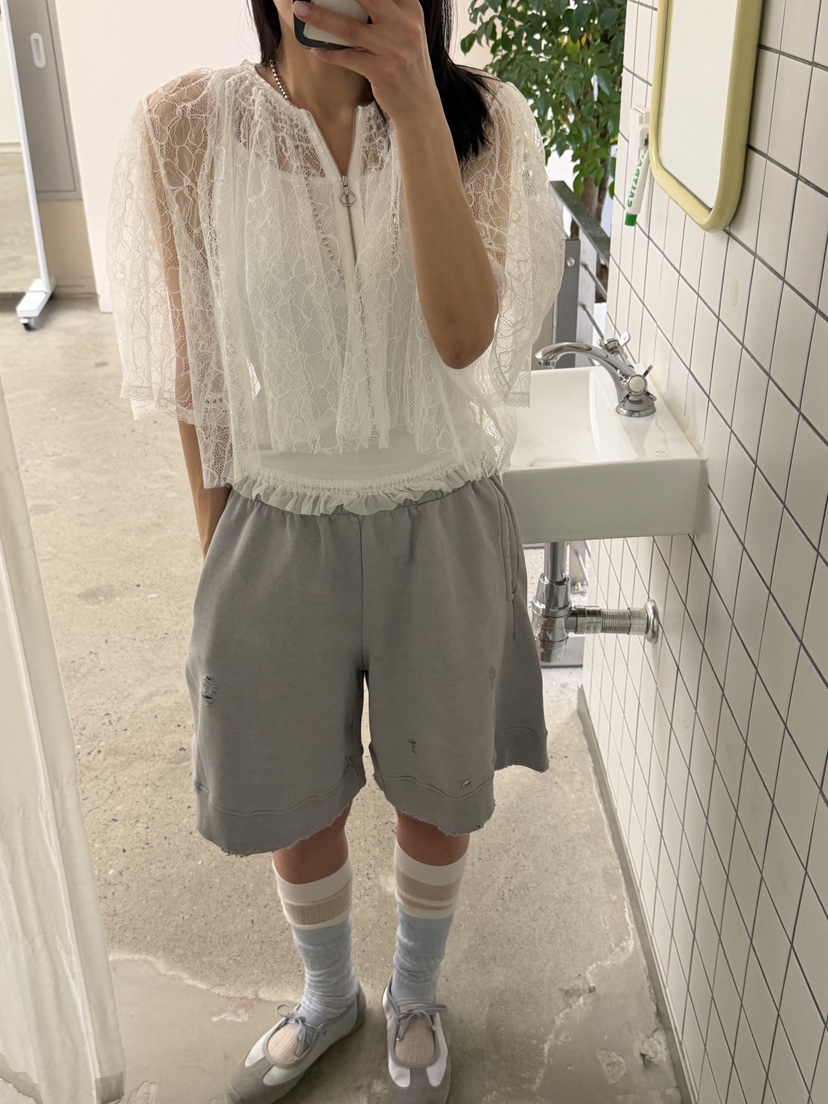 FRANC—L韓國東大門直郵女裝新品26春夏襯衫蕾絲衫不含內搭FRANC襯衫/蕾絲衫