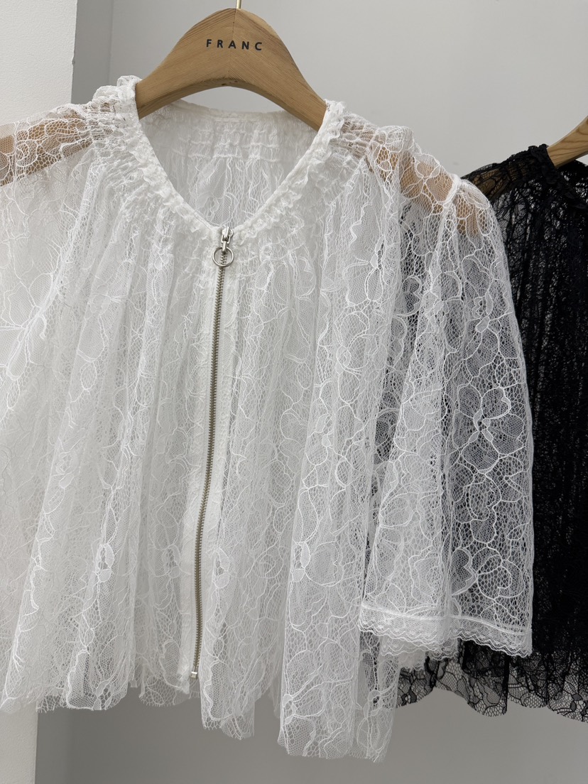 FRANC—L韓國東大門直郵女裝新品26春夏襯衫蕾絲衫不含內搭FRANC襯衫/蕾絲衫