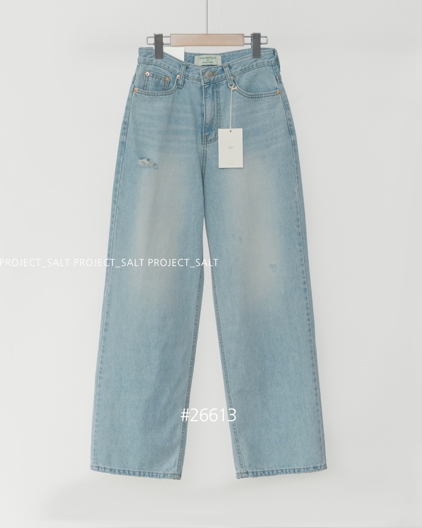 PROJECT SALT韓國直郵實拍女士新品熱賣牛仔褲PROJECTSALT牛仔褲圖色1