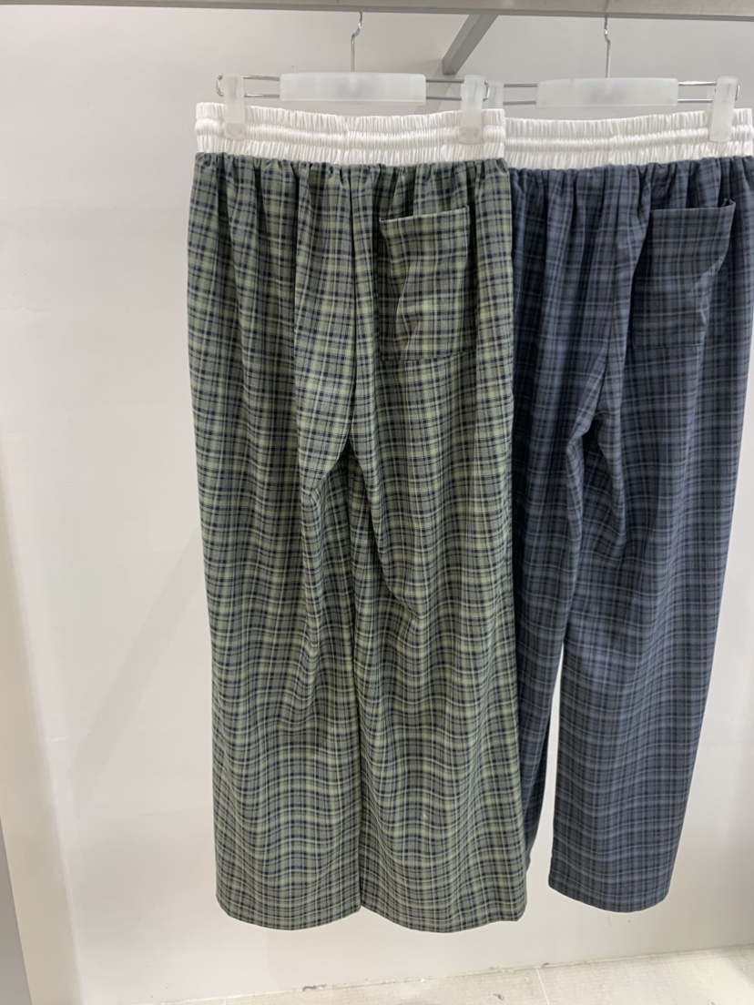 EYEL韓國代購女裝新品推薦職業休閑26春夏熱賣休閑褲格紋EYEL休閑褲