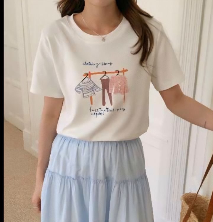 RICO/BLING BLING-S韓國直郵女士新品熱賣時尚職業T恤RICO/BLING BLING-ST恤