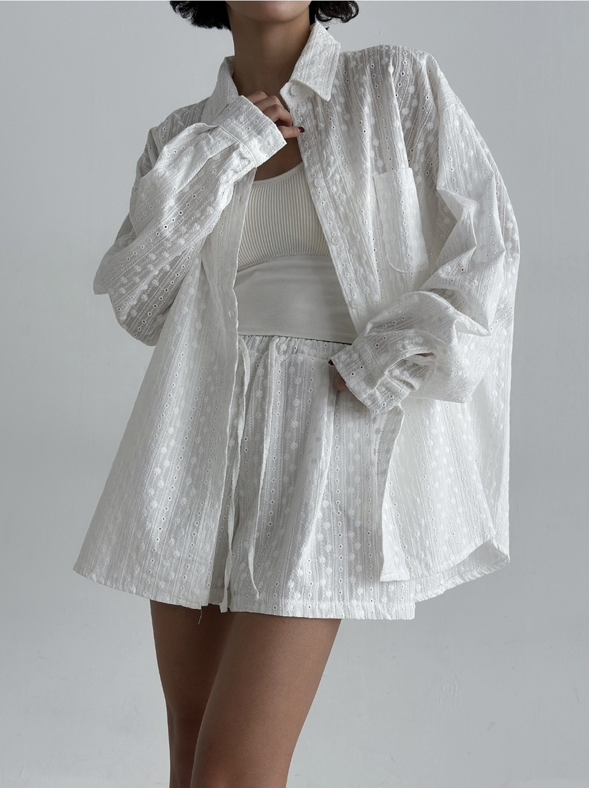 ANGLOG BEIGE韓國代購女士新款休閑時尚人氣襯衫蕾絲衫蕾絲ANGLOG BEIGE襯衫/蕾絲衫