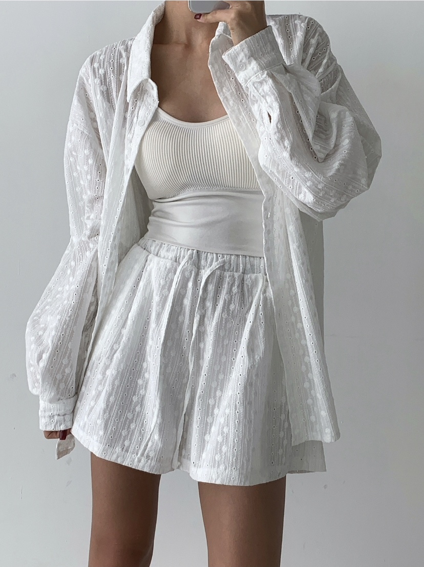 ANGLOG BEIGE韓國代購女士新款休閑時尚人氣襯衫蕾絲衫蕾絲ANGLOG BEIGE襯衫/蕾絲衫