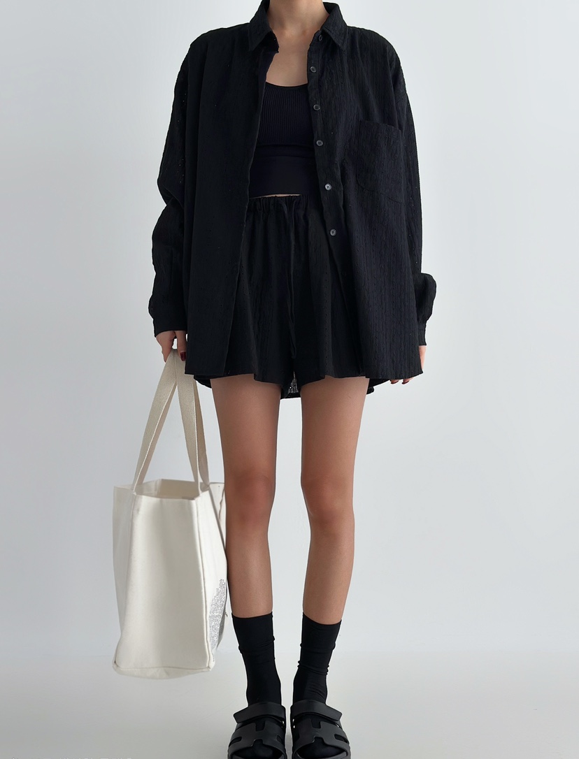 ANGLOG BEIGE韓國代購女士新款休閑時尚人氣襯衫蕾絲衫蕾絲ANGLOG BEIGE襯衫/蕾絲衫