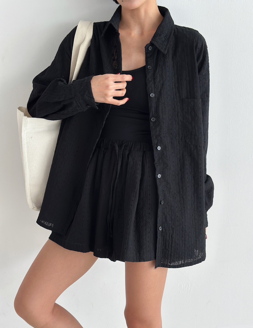 ANGLOG BEIGE韓國代購女士新款休閑時尚人氣襯衫蕾絲衫蕾絲ANGLOG BEIGE襯衫/蕾絲衫