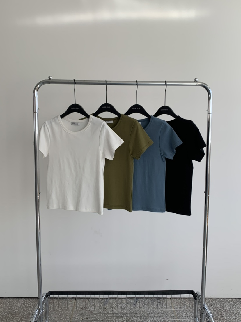 OVER NEAR韓國東大門代購女士新款熱賣休閑職業T恤不含內搭OVER NEART恤