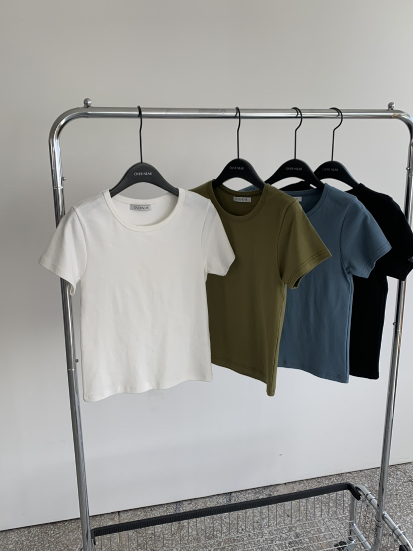 OVER NEAR韓國東大門代購女士新款熱賣休閑職業T恤不含內搭OVER NEART恤