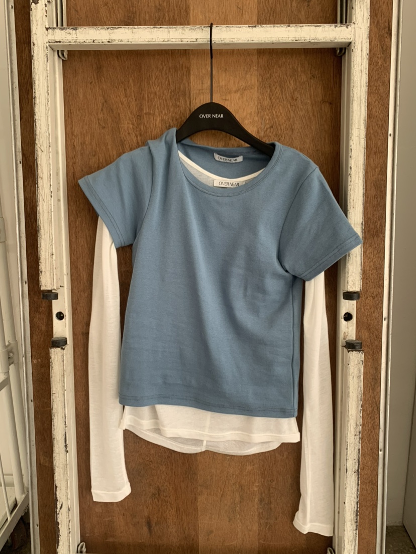 OVER NEAR韓國東大門代購女士新款熱賣休閑職業T恤不含內搭OVER NEART恤