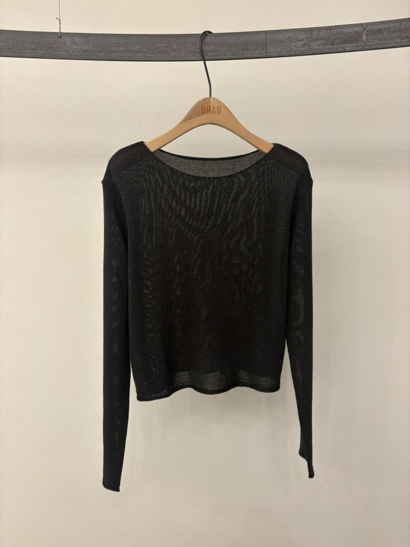 OHAO韓國直郵女士新品熱賣26春夏人氣休閑時尚職業針織衫OHAO/HA MONG針織衫圖色1