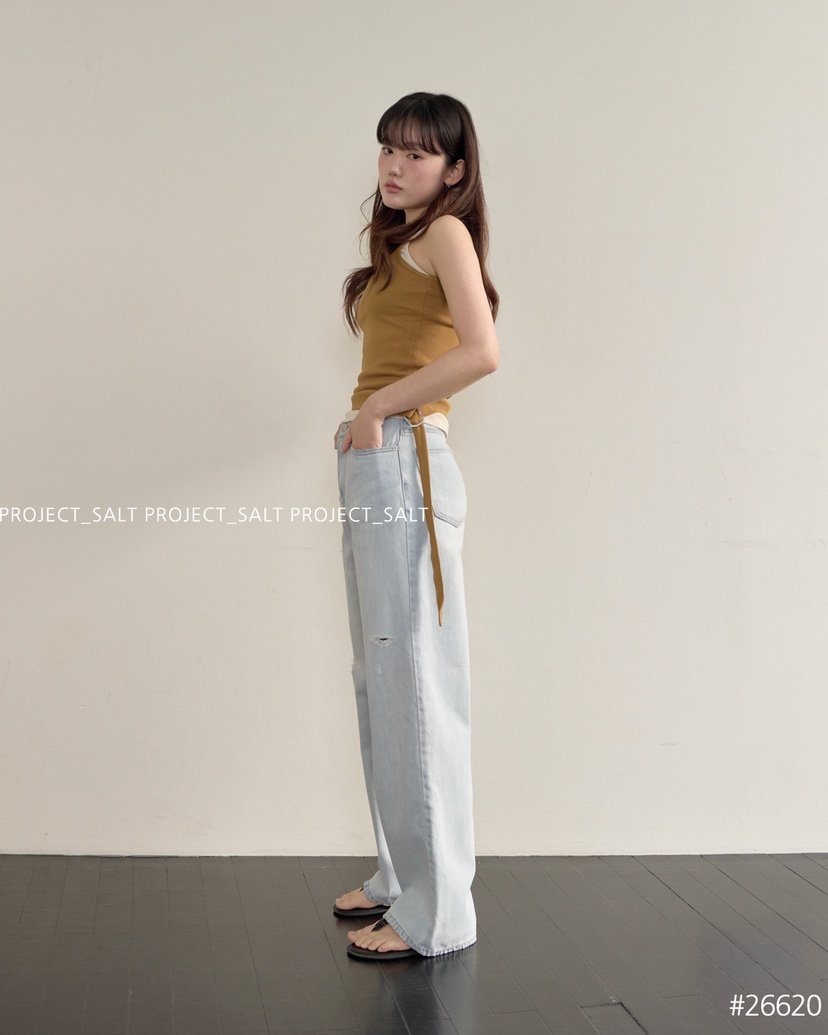 PROJECT SALT韓國代購女裝新款人氣牛仔褲PROJECTSALT牛仔褲