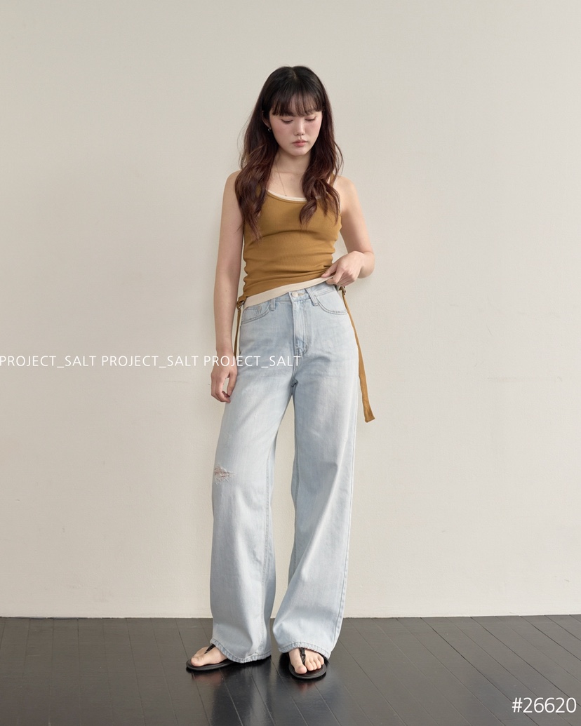 PROJECT SALT韓國代購女裝新款人氣牛仔褲PROJECTSALT牛仔褲