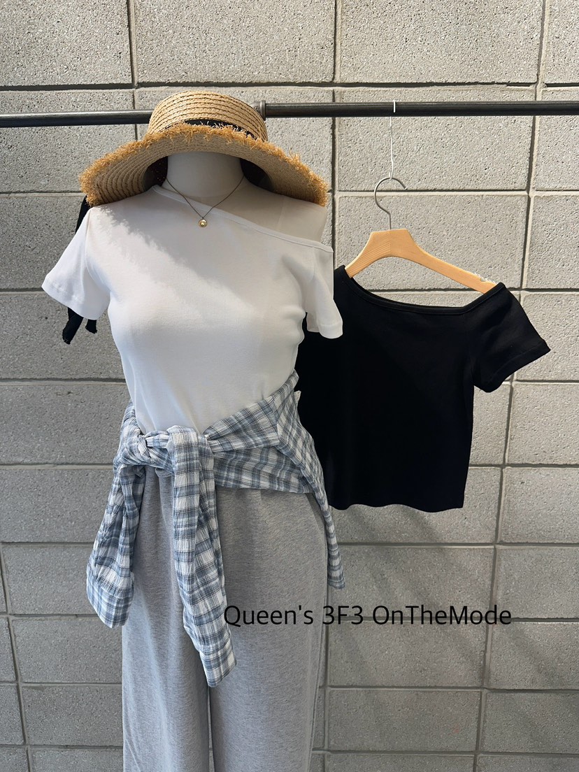 ON THE MODE韓國代購女裝新款人氣職業26春夏休閑時尚T恤ON THE MODET恤