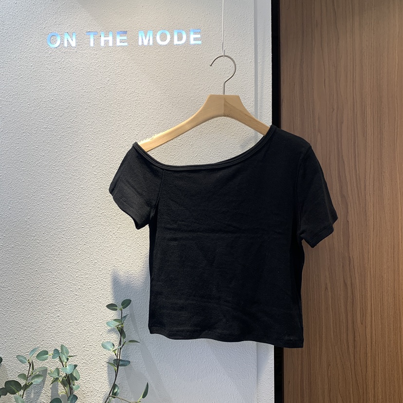 ON THE MODE韓國代購女裝新款人氣職業26春夏休閑時尚T恤ON THE MODET恤圖色1