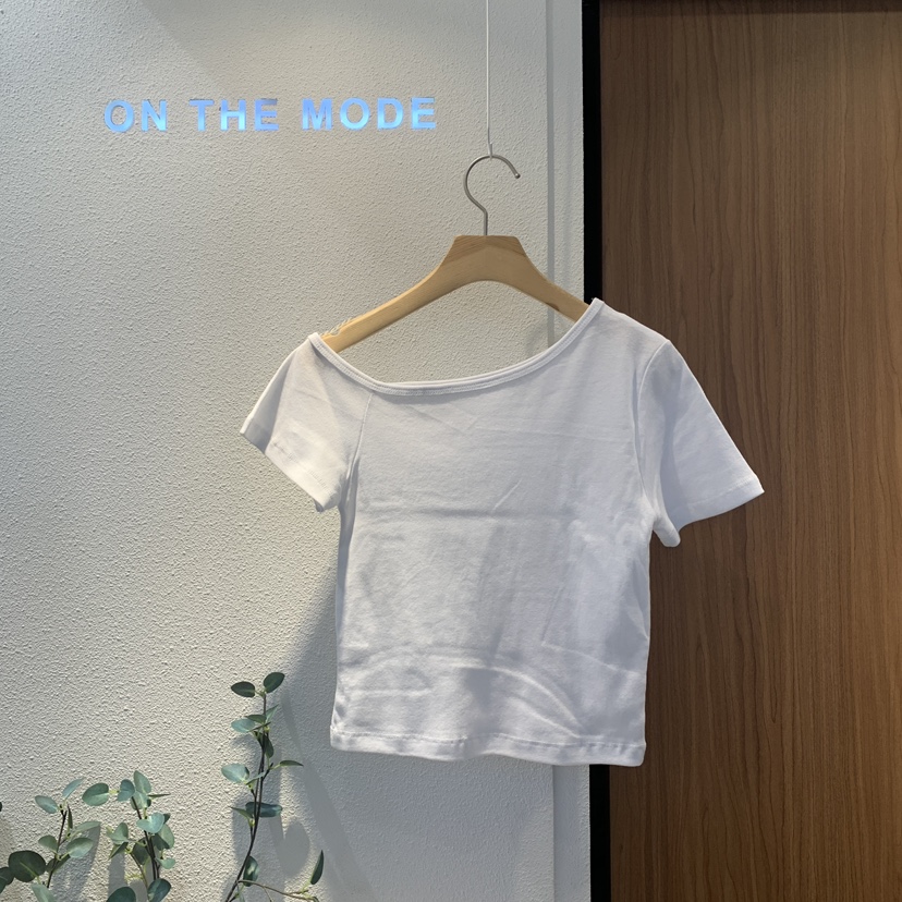 ON THE MODE韓國代購女裝新款人氣職業26春夏休閑時尚T恤ON THE MODET恤圖色2