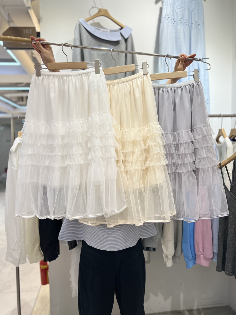 OLA韓國代購女士新款職業熱賣時尚休閑26春夏半身裙中短裙mellor/OLA半身裙/中短裙