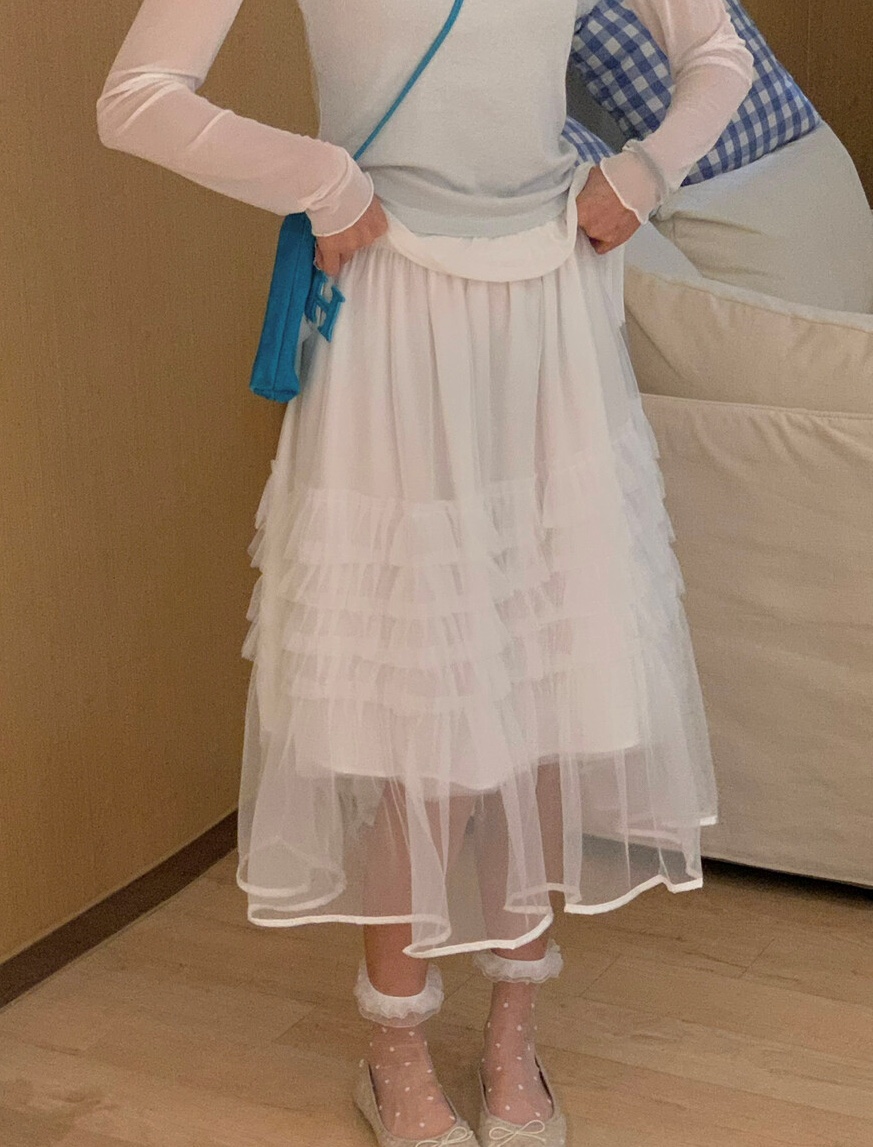 OLA韓國代購女士新款職業熱賣時尚休閑26春夏半身裙中短裙mellor/OLA半身裙/中短裙