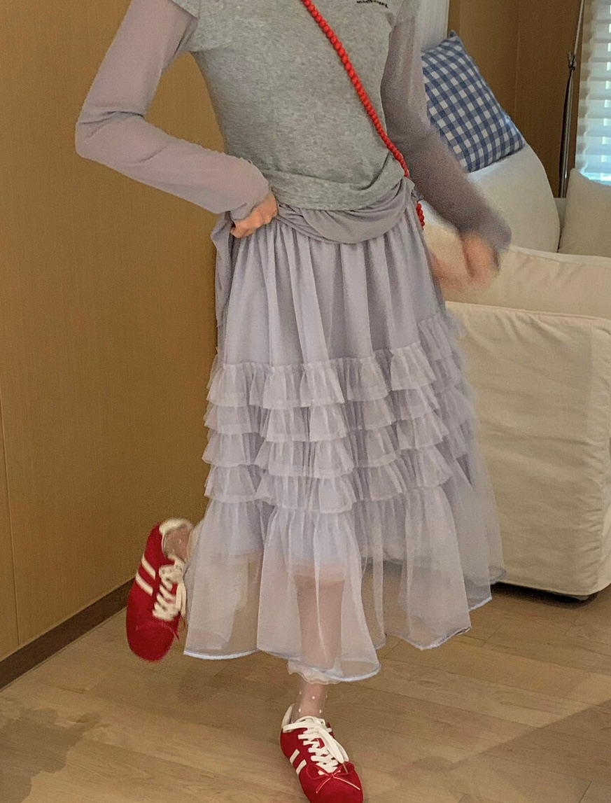 OLA韓國代購女士新款職業熱賣時尚休閑26春夏半身裙中短裙mellor/OLA半身裙/中短裙