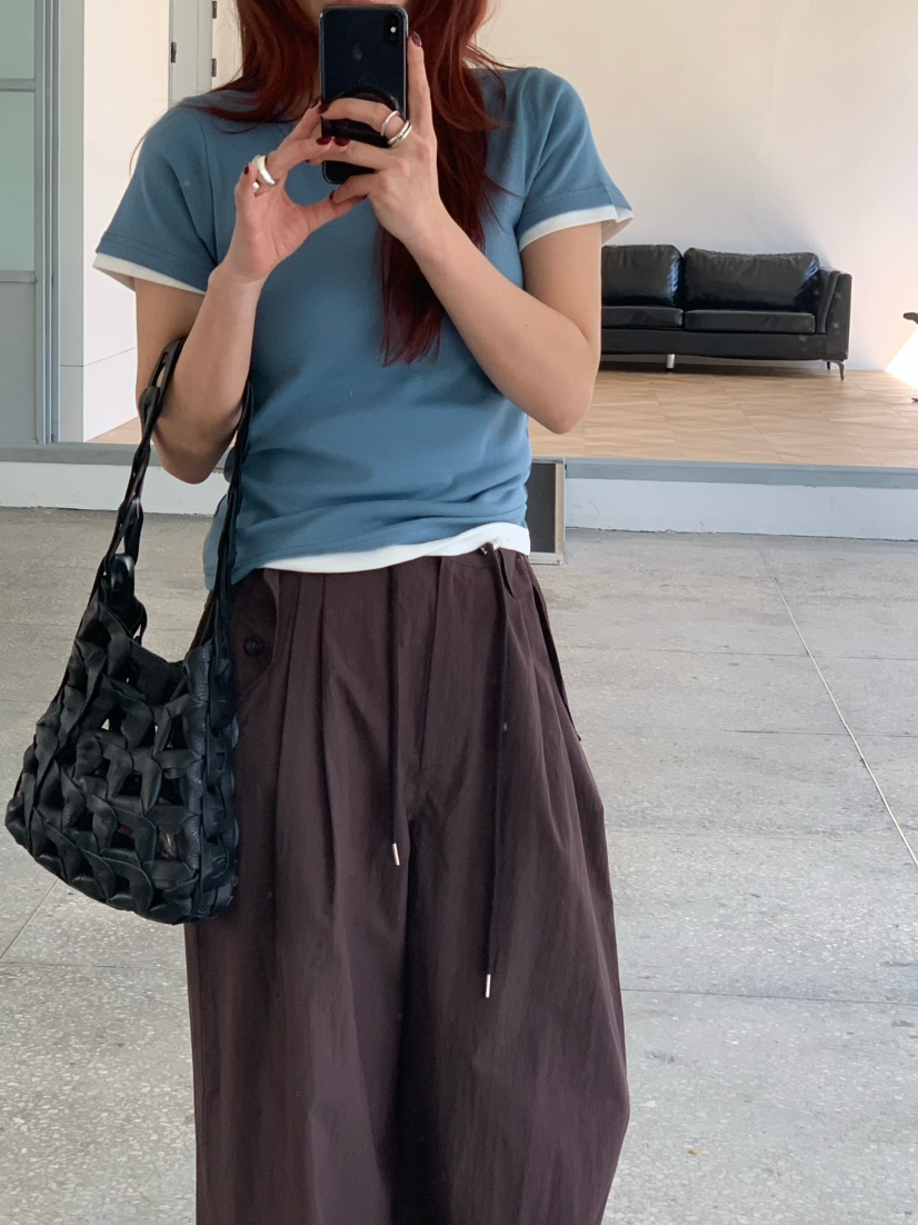 OVER NEAR韓國直郵女裝新款熱賣時尚26春夏人氣休閑休閑褲OVER NEAR休閑褲