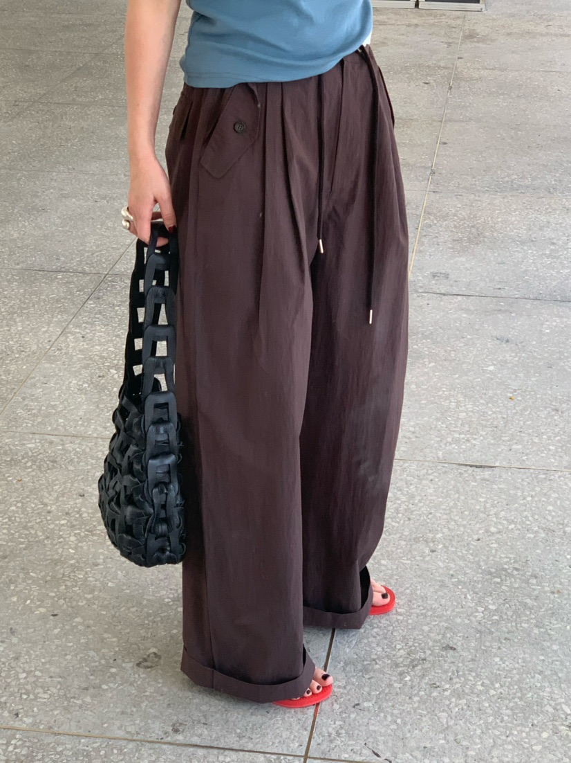 OVER NEAR韓國直郵女裝新款熱賣時尚26春夏人氣休閑休閑褲OVER NEAR休閑褲