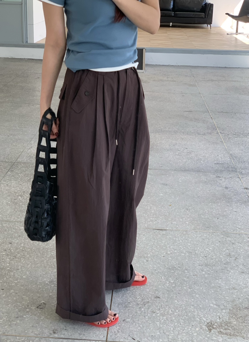 OVER NEAR韓國直郵女裝新款熱賣時尚26春夏人氣休閑休閑褲OVER NEAR休閑褲