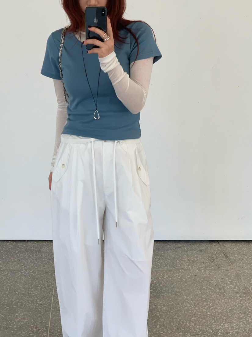 OVER NEAR韓國直郵女裝新款熱賣時尚26春夏人氣休閑休閑褲OVER NEAR休閑褲